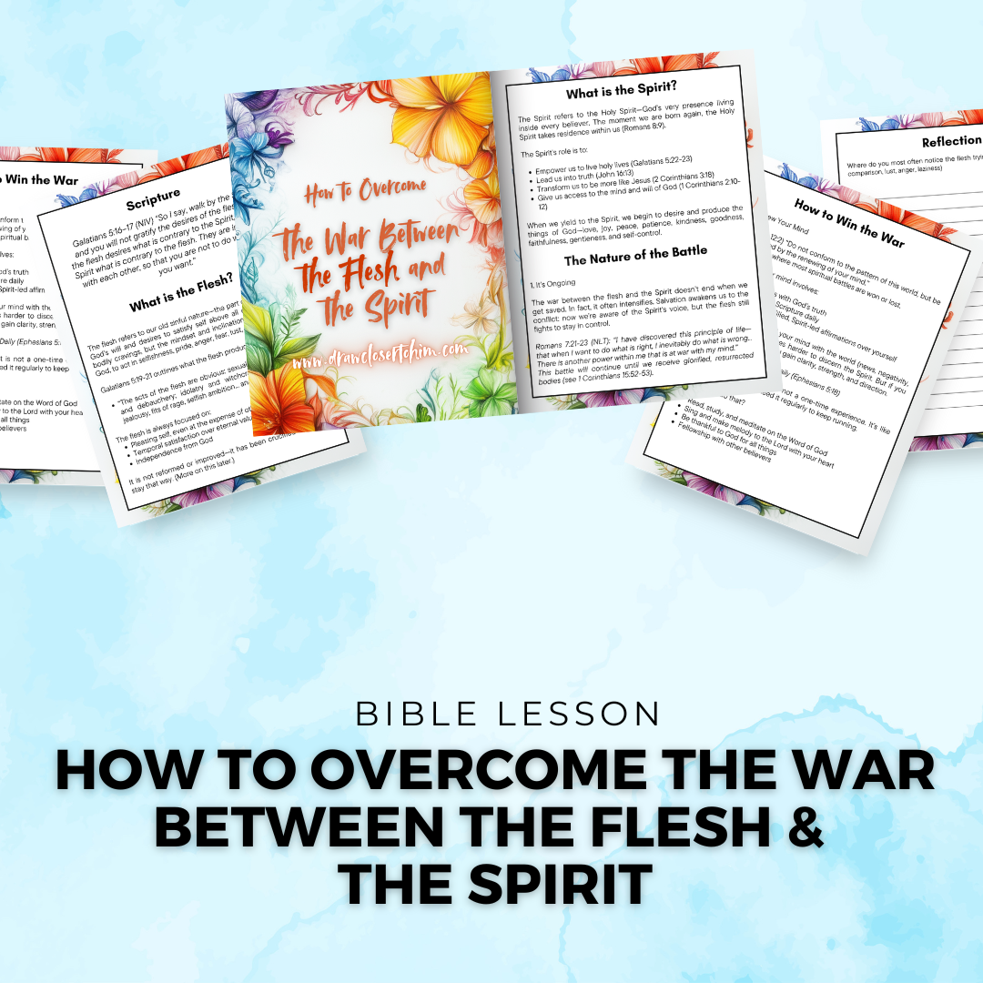 How to Overcome The War Between The Flesh and The Spirit