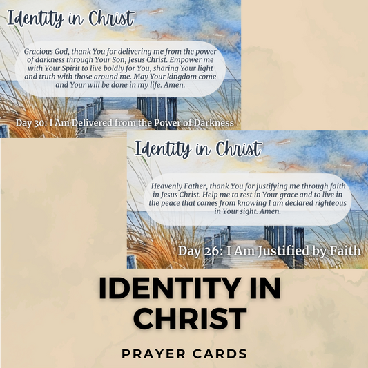 Identity in Christ Prayer Cards